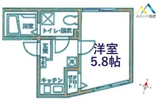 クローバーハウス【3階】の間取り