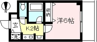ウインドワード北沢【2階】の間取り