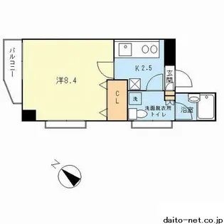 ライフゾーン玉川【6階】の間取り