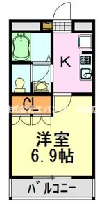 ラ・カーサおゆみI【1階】の間取り