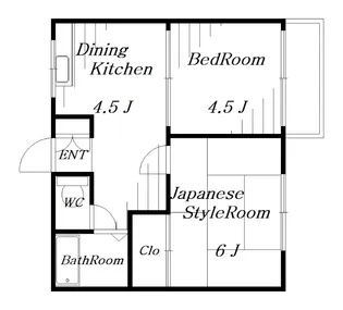 レピュートM【1階】の間取り