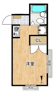 ヒルタハイツ【2階】の間取り
