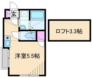 ドルフィン神之木町III【1階】の間取り