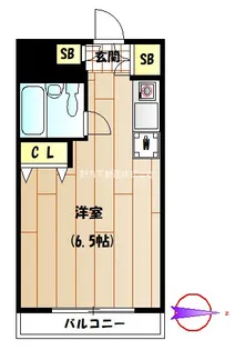 パレ・ドール中野第5【4階】の間取り