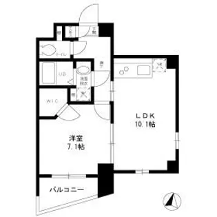 HAFAADAI世田谷赤堤【2階】の間取り