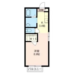 サンモール玉川学園【2階】の間取り