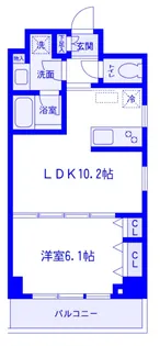 ミテッツァ矢向【5階】の間取り