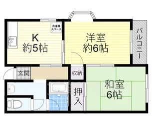デイルーチェ鶴町【4階】の間取り