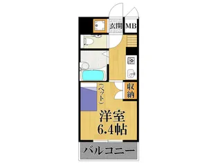 レジェンダリー武庫川【4階】の間取り