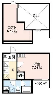リッケ花園【1階】の間取り
