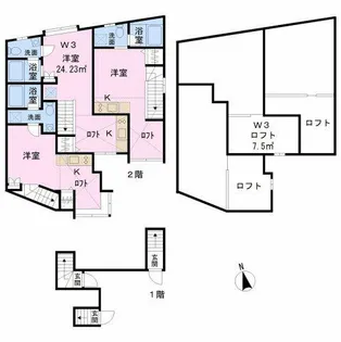 SUVACO羽田W【2階】の間取り
