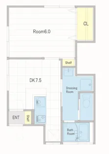 入佐アパート(A)【2階】の間取り