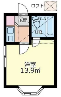 ネオプラザ三ツ沢【2階】の間取り