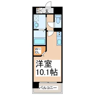 SQUARE坪井【9階】の間取り