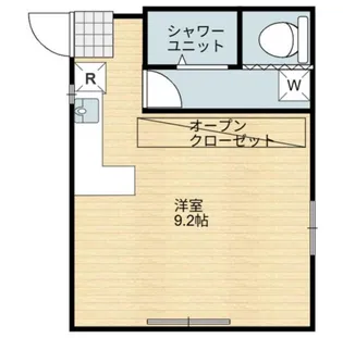 ファミーユ若林【1階】の間取り