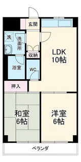 ロードサイドヒルズ【4階】の間取り