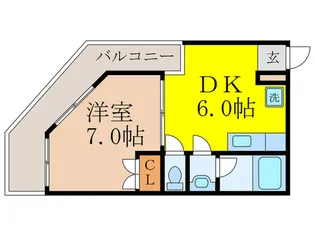 ウィング司【5階】の間取り