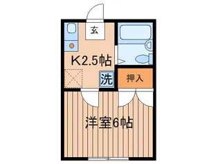 ウイングII【1階】の間取り