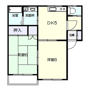 パインシティーA【1階】の間取り