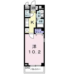 ウィンザー越水【2階】の間取り