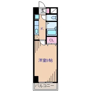 プラザKSN大倉山【3階】の間取り