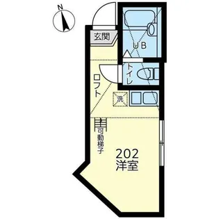 ユナイト井土ヶ谷キャプテンストリート【2階】の間取り