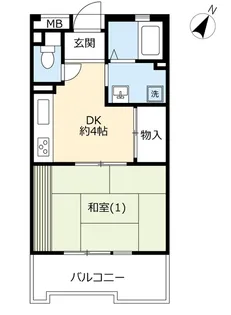 UR木月住吉【3階】の間取り