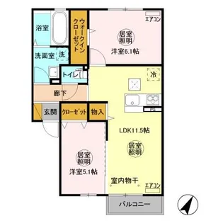 グリフィンドールC【1階】の間取り