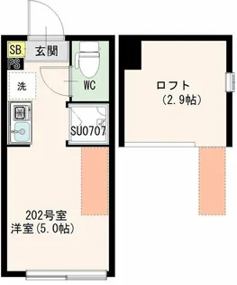 アイオライト【2階】の間取り
