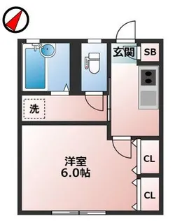 コートハウスT2【2階】の間取り