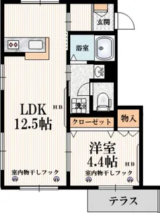Maison de Giraud【1階】の間取り