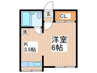 あさひハイツ【2階】の間取り