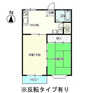 サニーハイツ【2階】の間取り