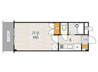 竹下駅前ENハイツ【2階】の間取り