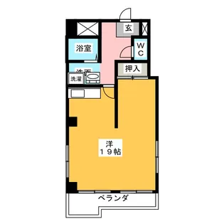 東洋ビル【4階】の間取り