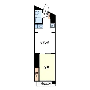 リバーパーク桜木【9階】の間取り