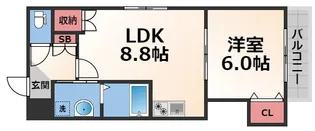 ARCENCIEL SQUARE TAKAIDA【3階】の間取り