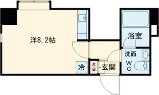 リビナ奥村ドゥー【1階】の間取り