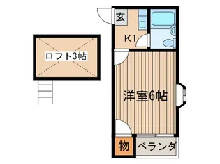 アップルハイム【2階】の間取り
