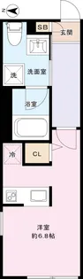 BLISSDIA笹塚代田橋【2階】の間取り