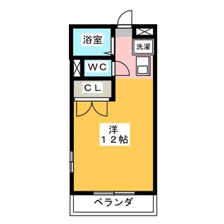 パークサイドTAKAO【2階】の間取り