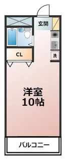 コーポ論地 No.2【2階】の間取り