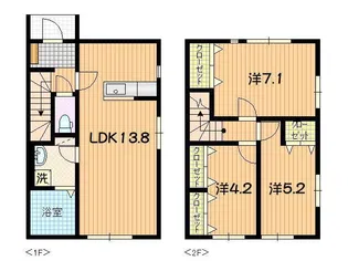 MEZY前九年 IIの間取り