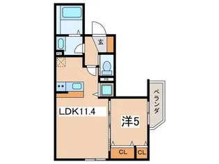 GKY湘南【3階】の間取り