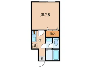 ウイング古屋パートII【2階】の間取り