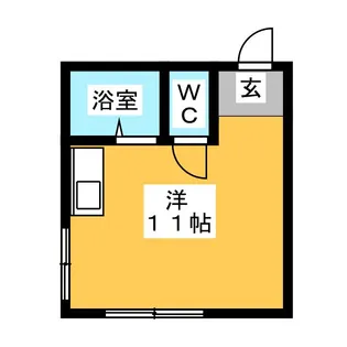 サニープレイス【1階】の間取り