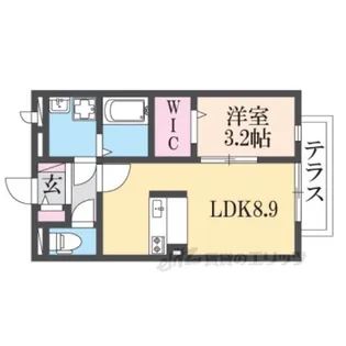 グレイス奥林B【2階】の間取り