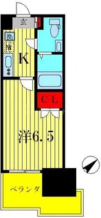 パークキューブ北松戸【7階】の間取り