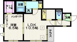 アネシス白金【1階】の間取り