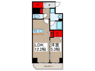 Verdier【8階】の間取り